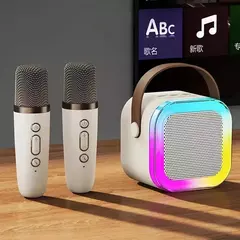 K12 Máquina de Karaokê Portátil Bluetooth 5.3 PA Sistema de Altifalantes, 1-2 microfone sem fio - comprar online