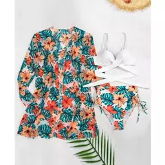 Conjunto de biquíni sexy de três peças - comprar online