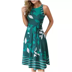 Vestidos casuais sexy sem mangas na internet