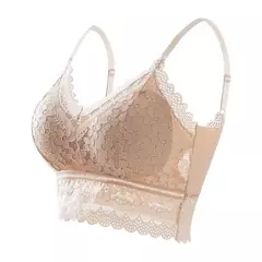 Sutiã de renda sem encosto, lingerie sexy, TAMANHO GRANDE