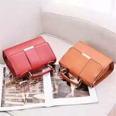 Moda feminina Bolsa de Couro Pequena, Ombro, Alça Superior, Qualidade Luxo - Smartshopstores Boutique