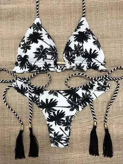 Conjunto sexy de biquíni estampado em pôa - Smartshopstores Boutique