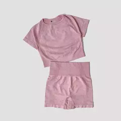 Conjunto de roupas femininas para prática esportiva, kit sem costura para ioga - loja online