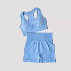 Conjunto de roupas femininas para prática esportiva, kit sem costura para ioga - Smartshopstores Boutique