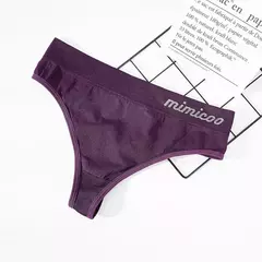 Imagem do Tangas G-String sem costura, roupa interior confortável