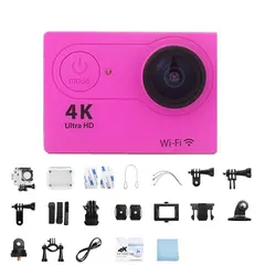 Imagem do Câmera de Ação Ultra HD, Capacete Impermeável, Gravação de Vídeo, Câmera Esportiva, WiFi, 2,0", 170 D, 720 P, 30fps
