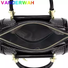 Bolsas de luxo de couro macio bolsas femininas designer 3 camadas ombro crossbody - comprar online