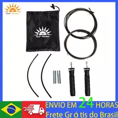 Pular cordas com rolamentos de esferas, corda de salto rápido, Crossfit