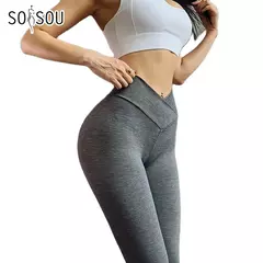 Calça cintura alta Yoga, leggings sem costura, Fitness - Smartshopstores Boutique