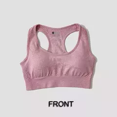 Imagem do Conjunto de roupas femininas para prática esportiva, kit sem costura para ioga