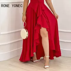 Vestido Maxi Bodycon com decotes V profundo - comprar online