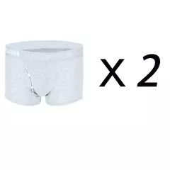 Cueca Boxer de Algodão Masculino, Alta Qualidade, 2Pcs - loja online