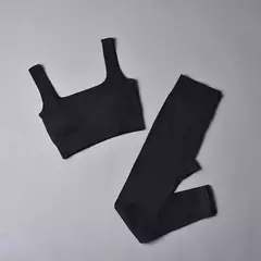Imagem do Conjunto de esporte sem costura feminino 2 de duas peças