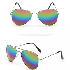 Imagem do Óculos de sol com espelho para homens e mulheres, designer de luxo, estilo vintage