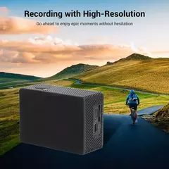 Câmera de Ação Ultra HD, Capacete Impermeável, Gravação de Vídeo, Câmera Esportiva, WiFi, 2,0", 170 D, 720 P, 30fps - Smartshopstores Boutique
