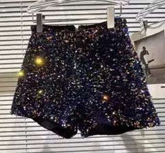 Shorts feminino lantejoulas brilhantes TAMANHO S-XL