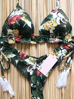 Conjunto de biquíni push up, traje de banho sexy - loja online