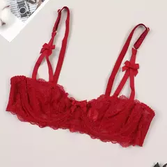 Imagem do Sexy Sutiãs e Ligas de Renda, Plus Size, Calcinhas, Tangas, Meias, 5 pcs