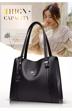 Bolsas de luxo de couro macio bolsas femininas designer 3 camadas ombro crossbody - loja online