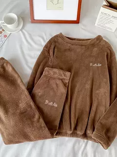 Conjuntos de pijamas de inverno feminino