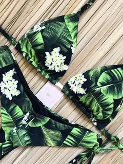 Conjunto de biquíni push up, traje de banho sexy - loja online