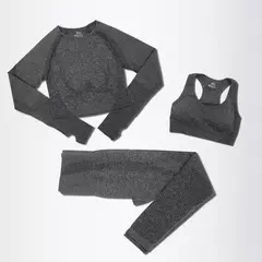 2/3/5 pçs sem costura feminino conjunto de yoga treino roupas esportivas - Smartshopstores Boutique