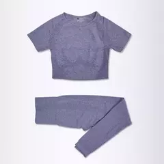 2/3/5 pçs sem costura feminino conjunto de yoga treino roupas esportivas - comprar online