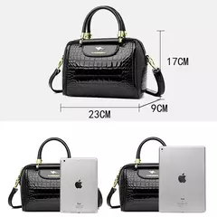 Bolsas de luxo de couro macio bolsas femininas designer 3 camadas ombro crossbody - loja online