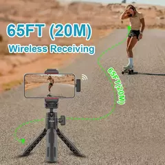 Ulanzi j12 microfone de lapela sem fio, conjunto de microfones de lapela, gravação de vídeo curta, mini microfone para iphone, android, transmissão ao vivo - comprar online