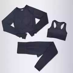 2/3/5 pçs sem costura feminino conjunto de yoga treino roupas esportivas - Smartshopstores Boutique