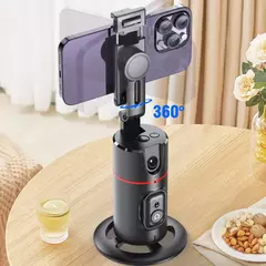Tripé sem fio Selfie Stick para transmissão ao vivo, rastreamento facial inteligente, luz de preenchimento removível, suporte do telefone, estabilizador - comprar online