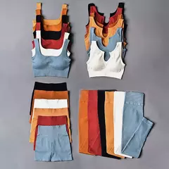 Conjunto de esporte sem costura feminino 2 de duas peças - Smartshopstores Boutique