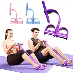 Fitas elásticas para ginástica, 4 bandas de resistência, feitas em látex