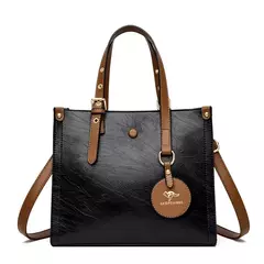 Bolsas de luxo de couro macio bolsas femininas designer 3 camadas ombro crossbody - Smartshopstores Boutique