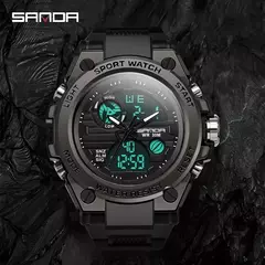 Imagem do Relogio Esporte Masculino, marca superior, luxo, militar, quartzo