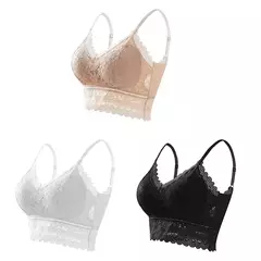 Sutiã de renda sem encosto, lingerie sexy, TAMANHO GRANDE - loja online
