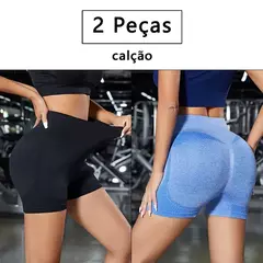 2 Peças, Calças Femininas de Ioga Com Controle de Barriga E Bumbum, Cintura Alta - loja online