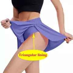 Shorts de corrida, leggings de treino, cintura de alta flexibilida