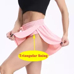 Imagem do Shorts de corrida, leggings de treino, cintura de alta flexibilida