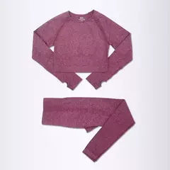 2/3/5 pçs sem costura feminino conjunto de yoga treino roupas esportivas - comprar online