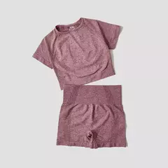 Conjunto de roupas femininas para prática esportiva, kit sem costura para ioga - Smartshopstores Boutique