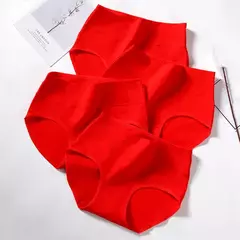 Calcinha de algodão de cintura alta 4pçs tamanho grande - Smartshopstores Boutique