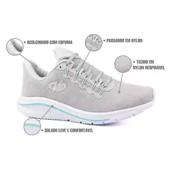 Tênis De Caminhada Academia Runway Training Feminino TAM.35 A 39 na internet