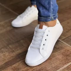 Tênis Feminino Casual Branco Tenis Sapatenis Casual Bella