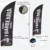 Windbanner Trilha para Caminhada em Tecido Oxford com Haste e Base - 3 metros - formato Vela - comprar online