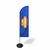 Windbanner Assai Atacadista em Tecido Oxford com Haste e Base - 3 metros - formato Vela