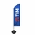 Windbanner Tim em Tecido Oxford com Haste e Base - 3 metros - formato Vela