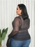 Blusa Tule manga longa - Planet Plus | Moda Feminina Plus Size