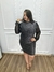 Vestido curto lurex