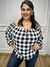 Blusa xadrez em duna
